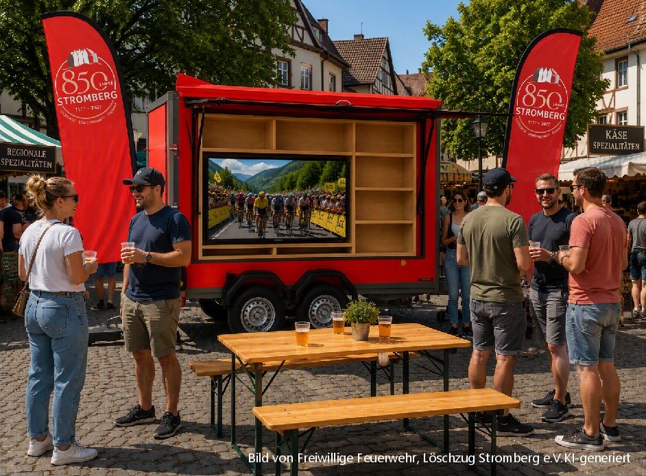 Multifunktionales Infomobil 850 Jahre Stromberg
